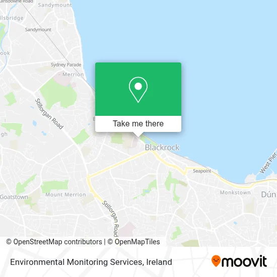 Environmental Monitoring Services map