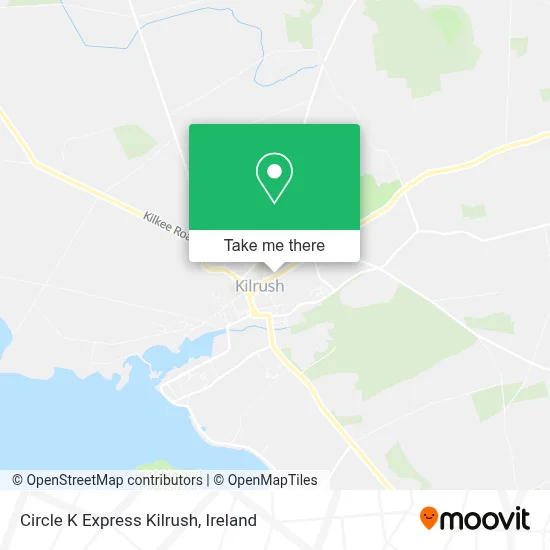 Circle K Express Kilrush map