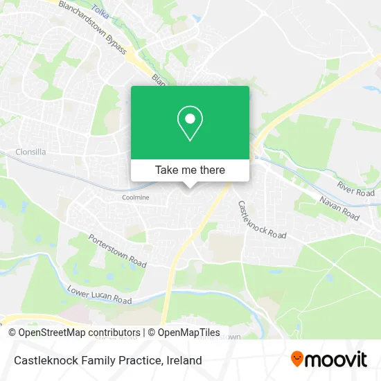 Castleknock Family Practice map