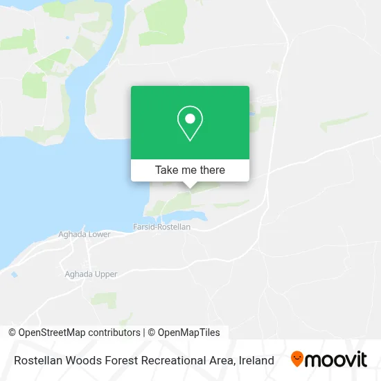 Rostellan Woods Forest Recreational Area map