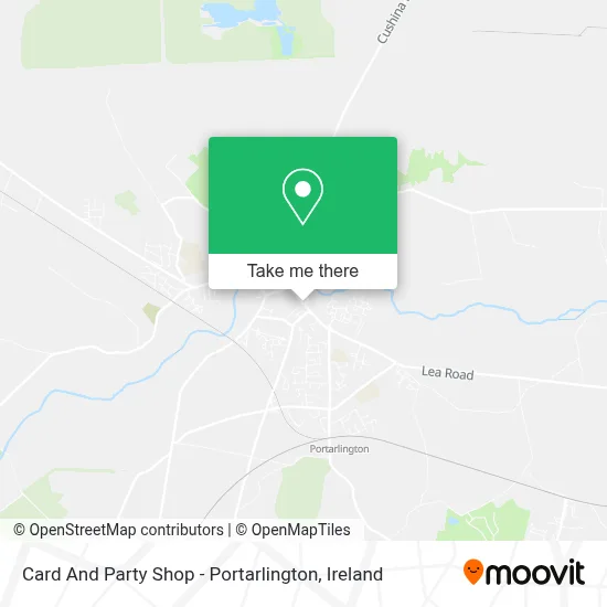 Card And Party Shop - Portarlington map