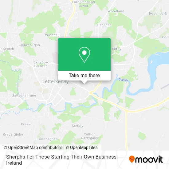 Sherpha For Those Starting Their Own Business map