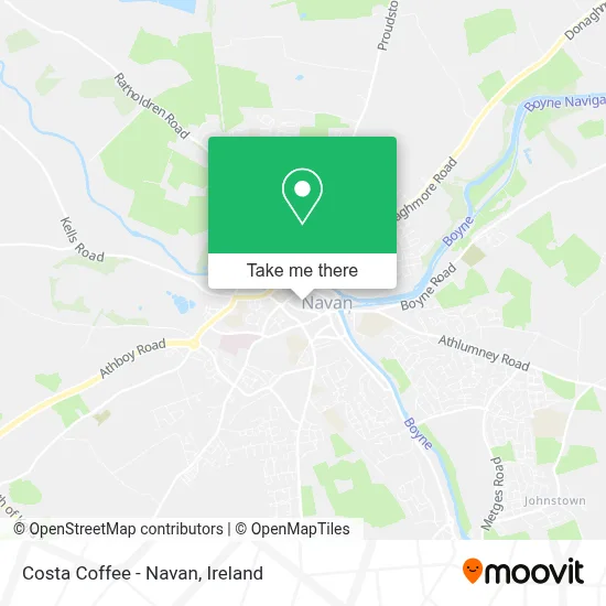 Costa Coffee - Navan map