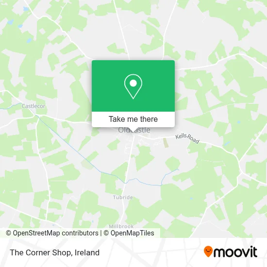 The Corner Shop map