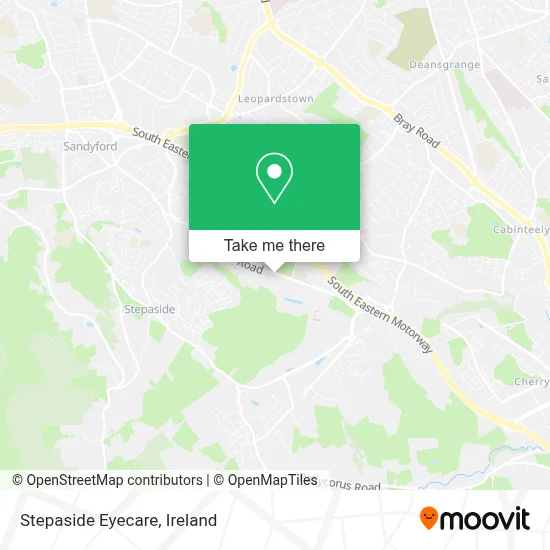 Stepaside Eyecare map