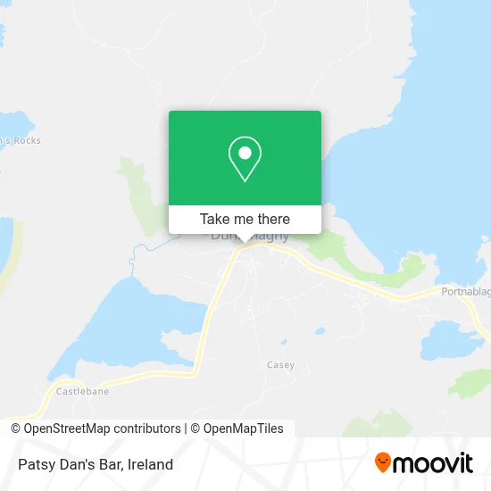 Patsy Dan's Bar map