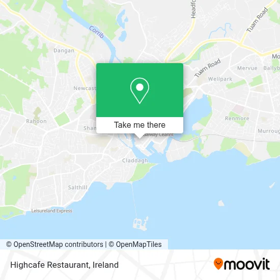 Highcafe Restaurant map