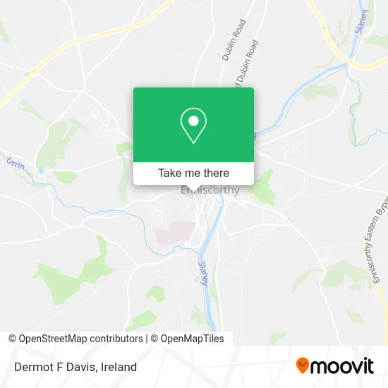 Dermot F Davis map