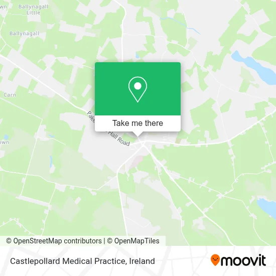Castlepollard Medical Practice map