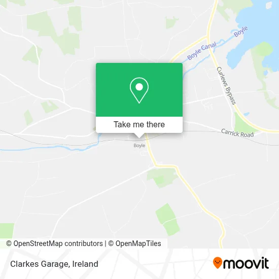 Clarkes Garage map