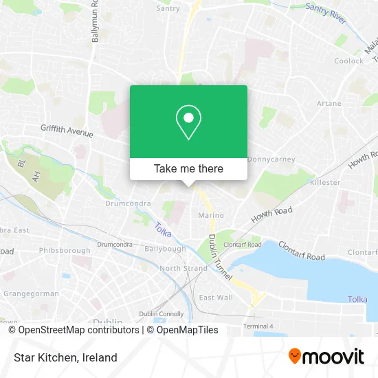 Star Kitchen map