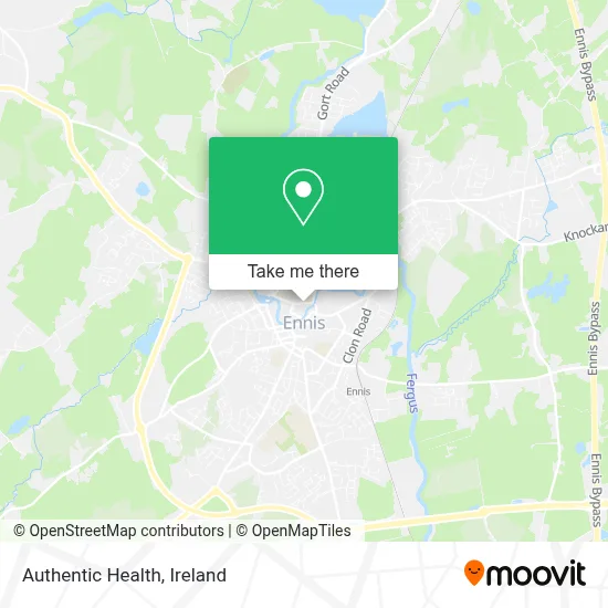 Authentic Health map
