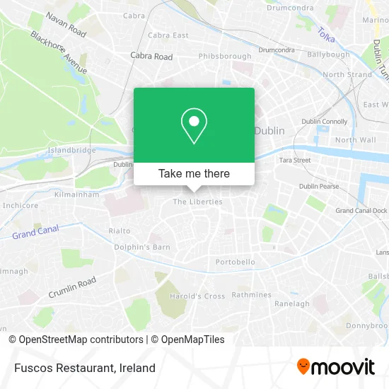 Fuscos Restaurant map