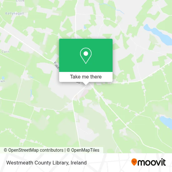 Westmeath County Library map