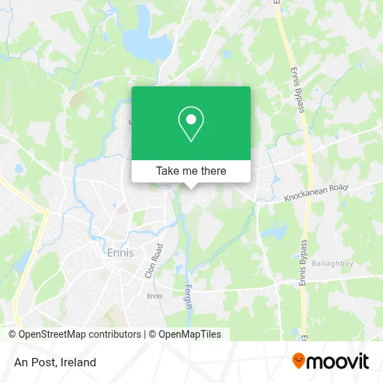 An Post map