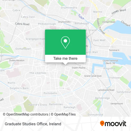 Graduate Studies Office map