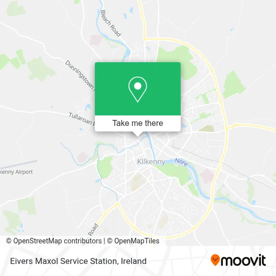 Eivers Maxol Service Station map