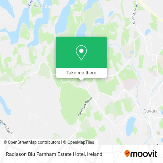 Radisson Blu Farnham Estate Hotel map