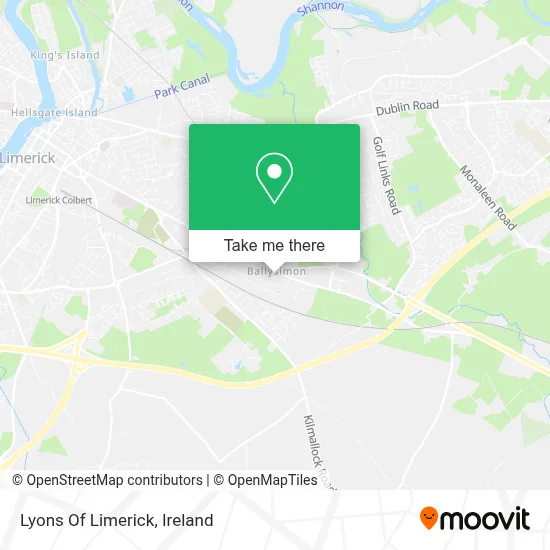 Lyons Of Limerick map