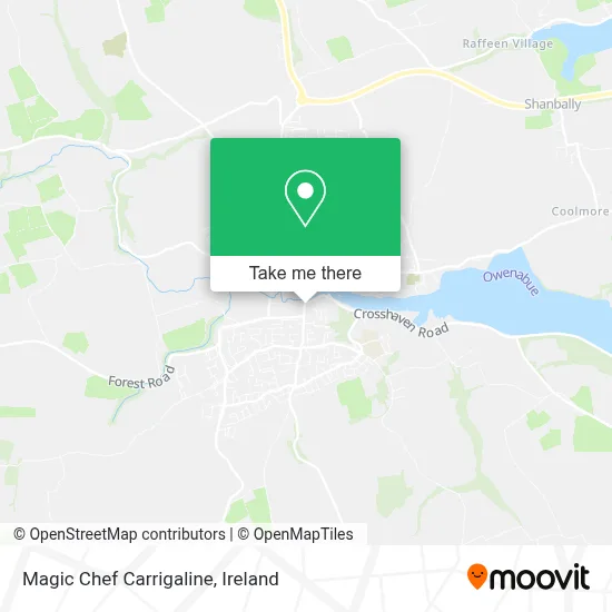 Magic Chef Carrigaline map