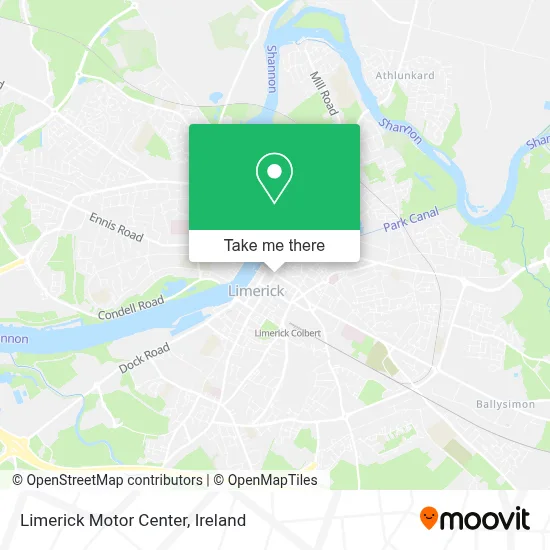 Limerick Motor Center map