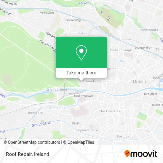 Roof Repair map