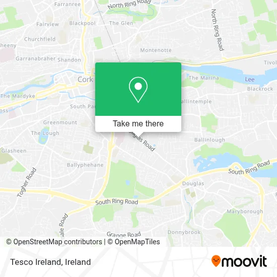 Tesco Ireland map