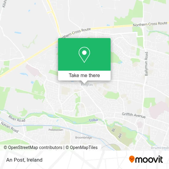 An Post map