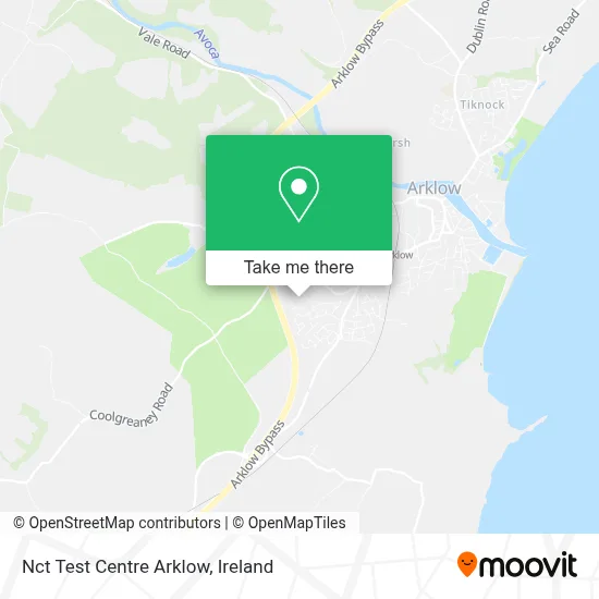 Nct Test Centre Arklow map