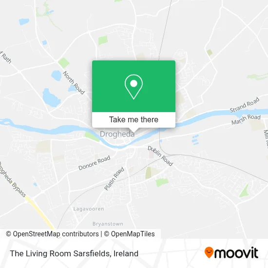 The Living Room Sarsfields map