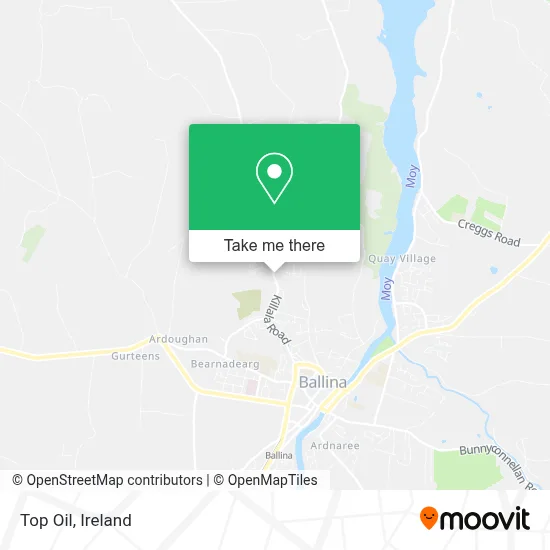 Top Oil map