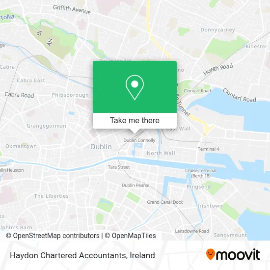 Haydon Chartered Accountants map