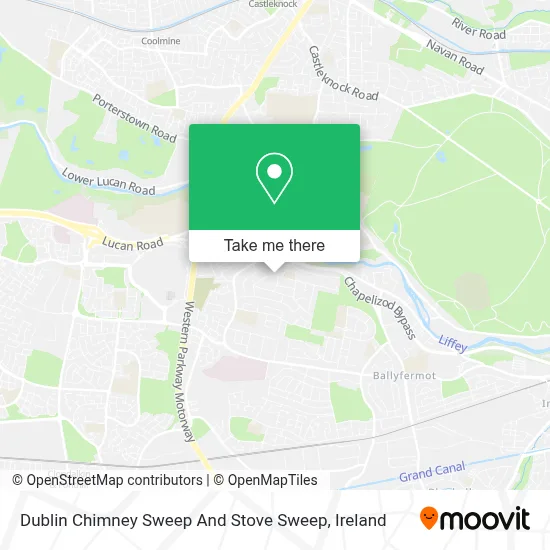 Dublin Chimney Sweep And Stove Sweep map