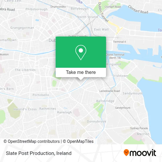 Slate Post Production map