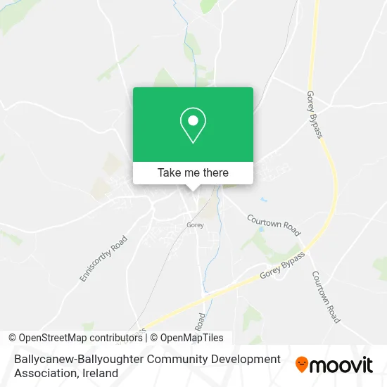 Ballycanew-Ballyoughter Community Development Association map