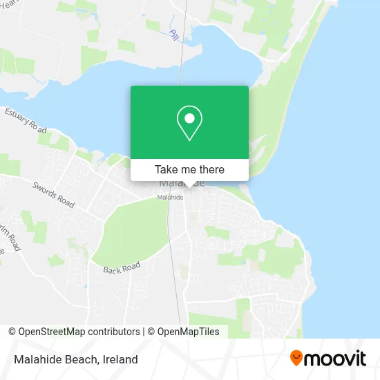Malahide Beach map