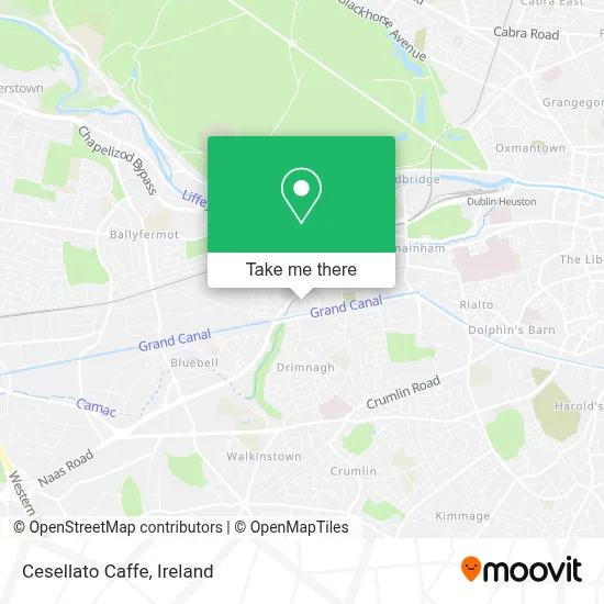 Cesellato Caffe map