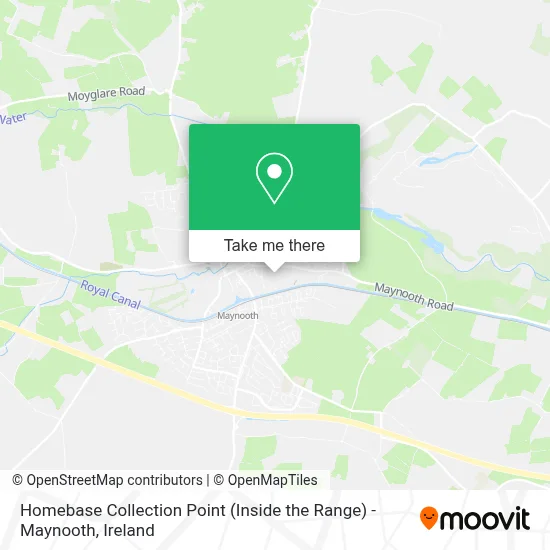 Homebase Collection Point (Inside the Range) - Maynooth map