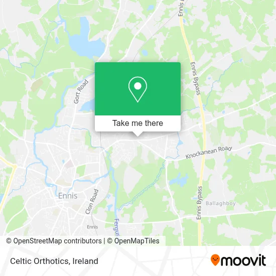 Celtic Orthotics map