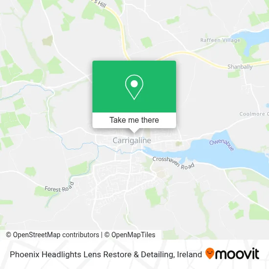 Phoenix Headlights Lens Restore & Detailing map