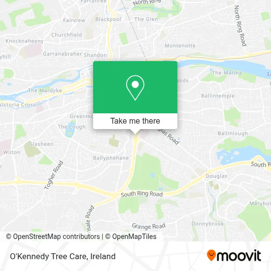 O'Kennedy Tree Care map