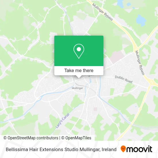 Bellissima Hair Extensions Studio Mullingar map