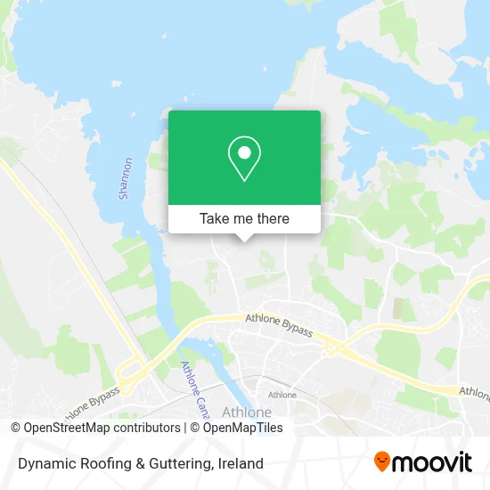 Dynamic Roofing & Guttering map