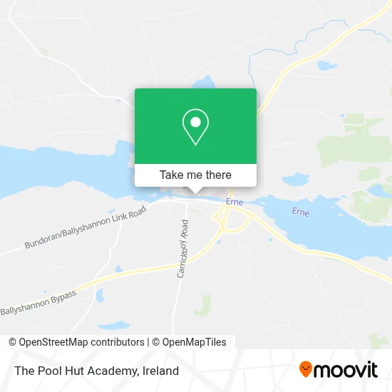 The Pool Hut Academy map
