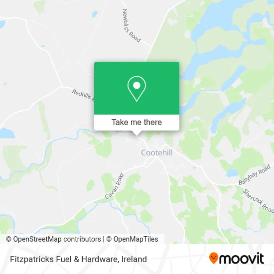 Fitzpatricks Fuel & Hardware map