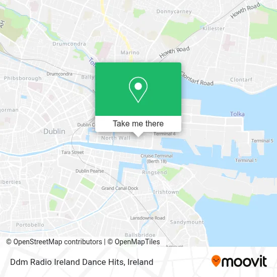Ddm Radio Ireland Dance Hits map