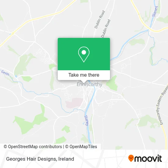 Georges Hair Designs map
