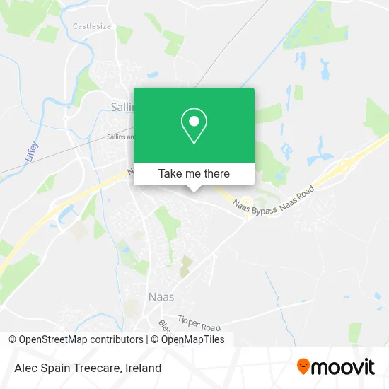 Alec Spain Treecare map