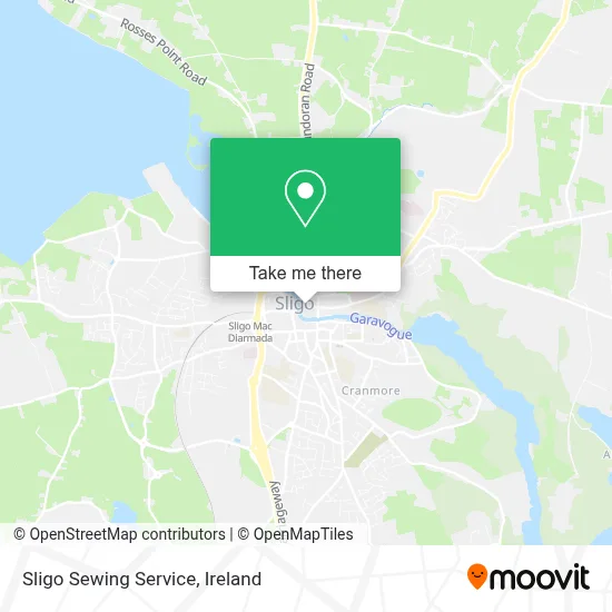 Sligo Sewing Service map