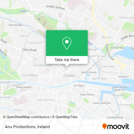 Anu Productions map